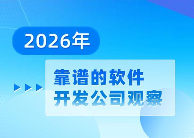 2026年靠譜的軟件開發公司觀察:技術能力,項目經驗與服務類型分析